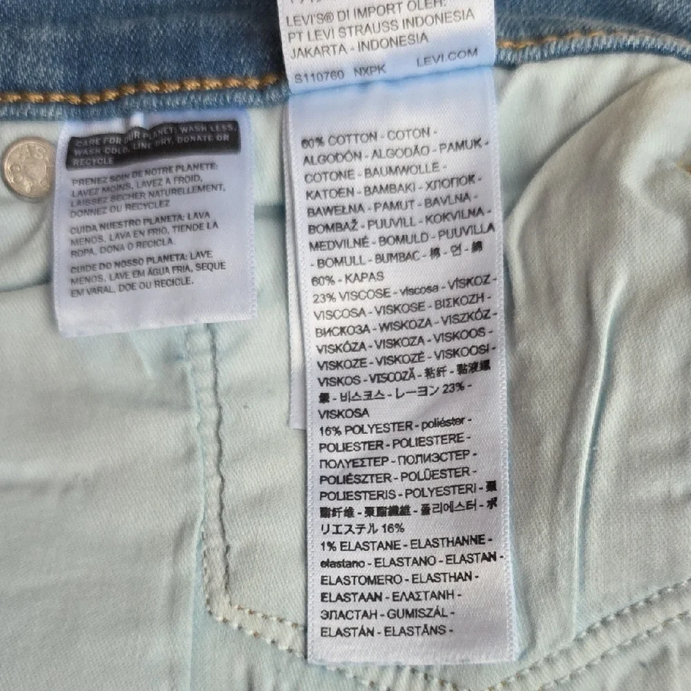 Levi's Size 31x30 311 Shaping Mid-Rise Smoothing Tummy Panel Skinny Jeans NEW - Picture 12 of 14